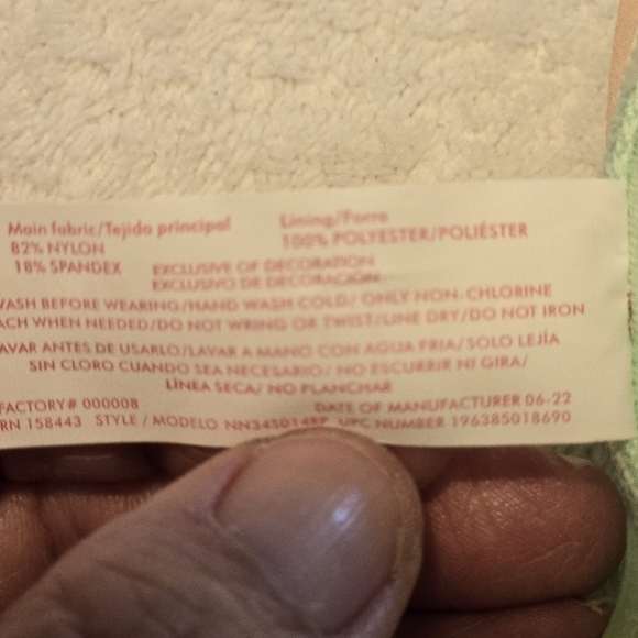 Ninety-Nine Juniors New Aurora Burealis Hipster Cheeky Swim Bottoms XL (15/17) - Picture 4 of 6